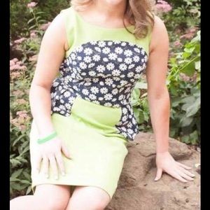 Teri Jon Floral Dress Size 10 taken to a 6